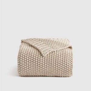 Quince Cotton Fisherman Throw nwt